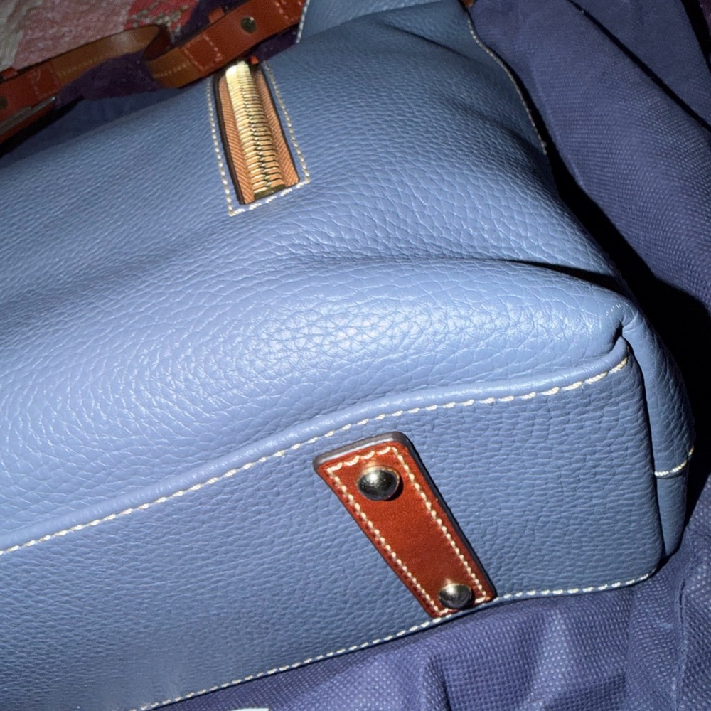 Dooney & Bourke Pebble Grain COOPER HOBO STEELE BLUE - Picture 4 of 8